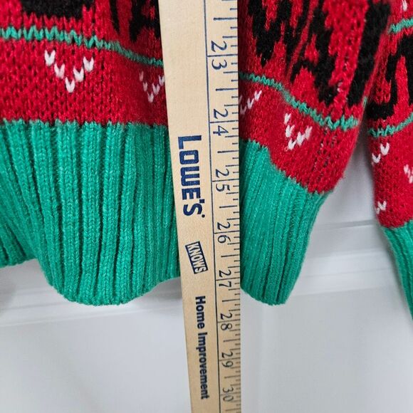 Star Wars Ugly Christmas Sweater Adult Medium Darth Vader Red Green White EUC - Picture 7 of 9